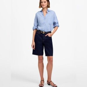 Madewell Women's Dark Blue Bermuda Shorts